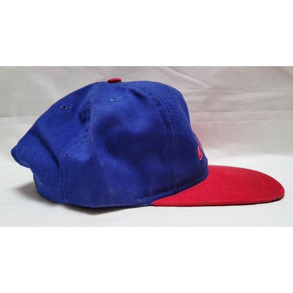 Vintage Jim Beam Blue Red Adjustable Snapback Baseball Hat Cap OSFM - Picture 6 of 12